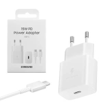 Samsung Caricatore 25W EP-T2510XWE FC USB-C +Cavo1m White