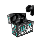 Techmade Earbuds TM-XM191-BKGR Con Pattern Verde