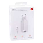 Xiaomi Mi 65W Wall Charger USB-C +USB-A GaN Tech +Cavo1m USB-C